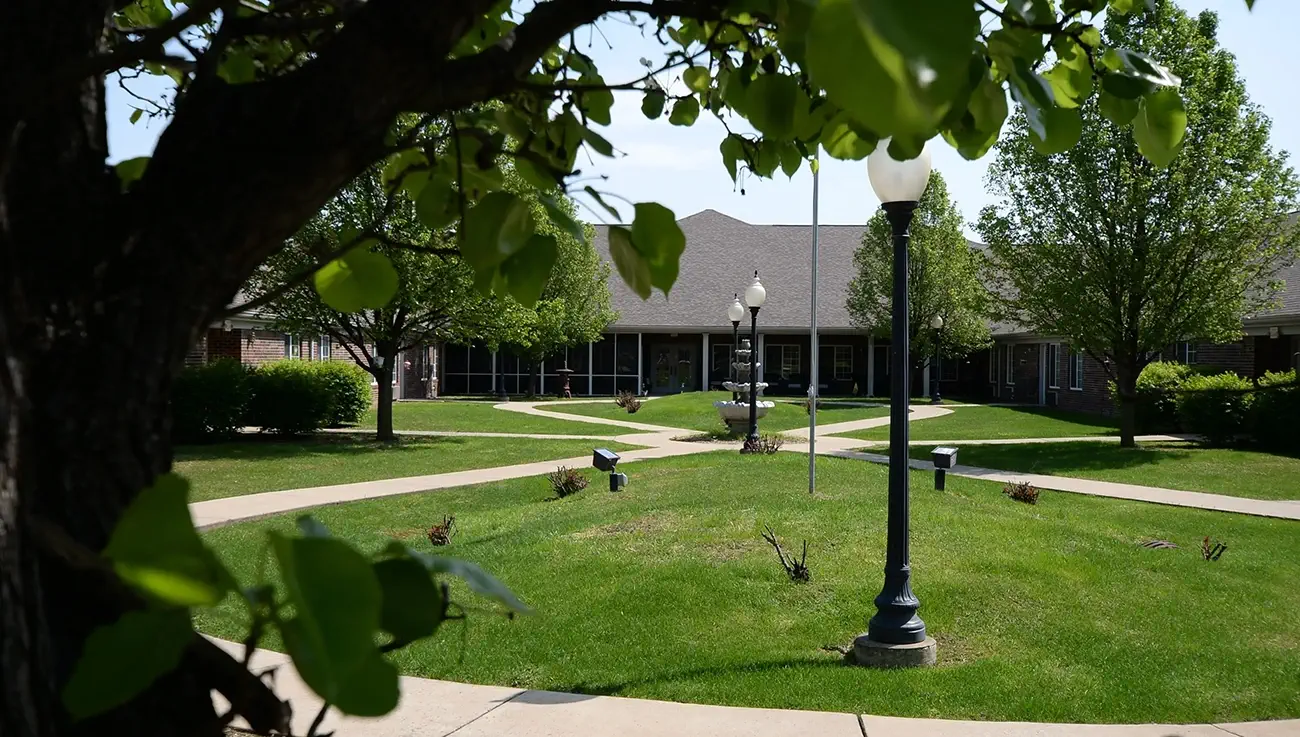 Cedar Court Courtyard